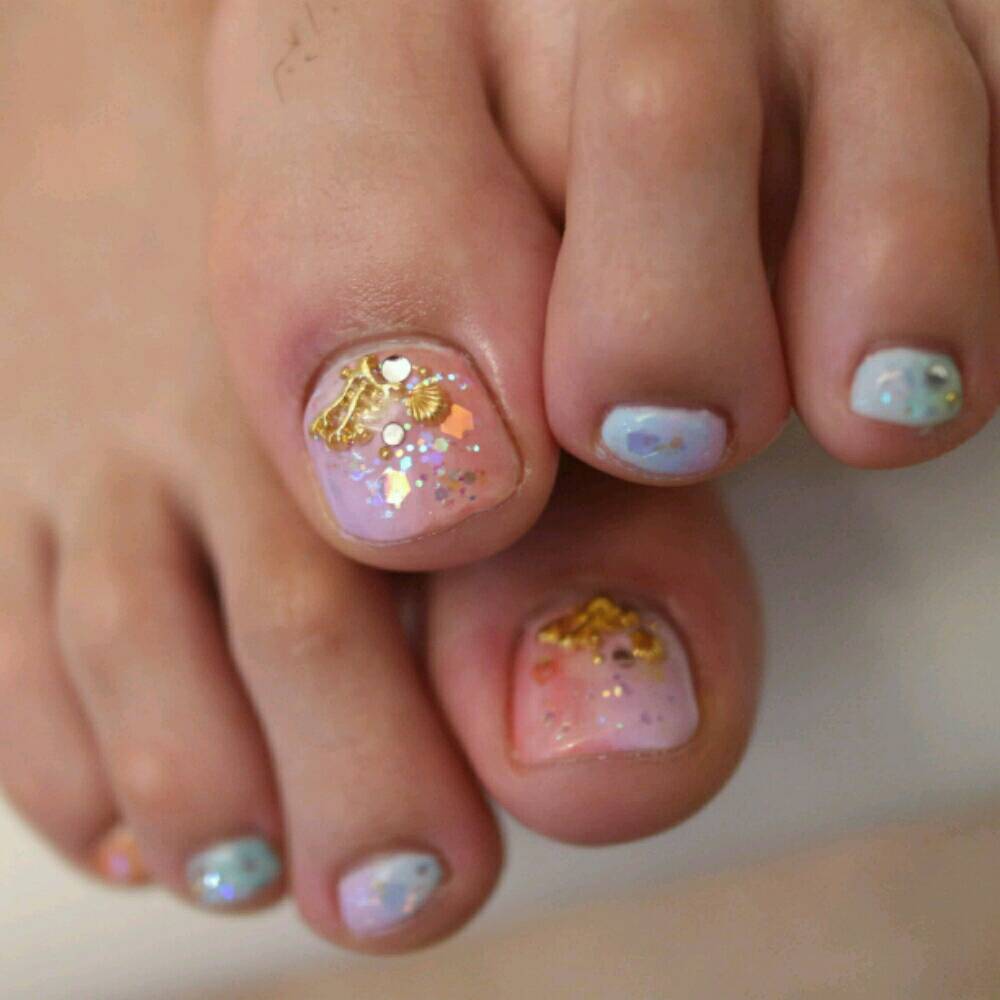 カラフルレインボー×フット♪