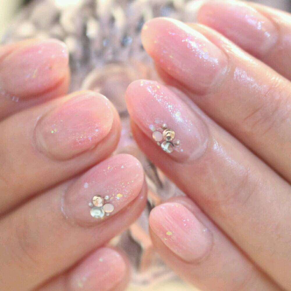 ピンクグラデ×ニュアンスネイル♪