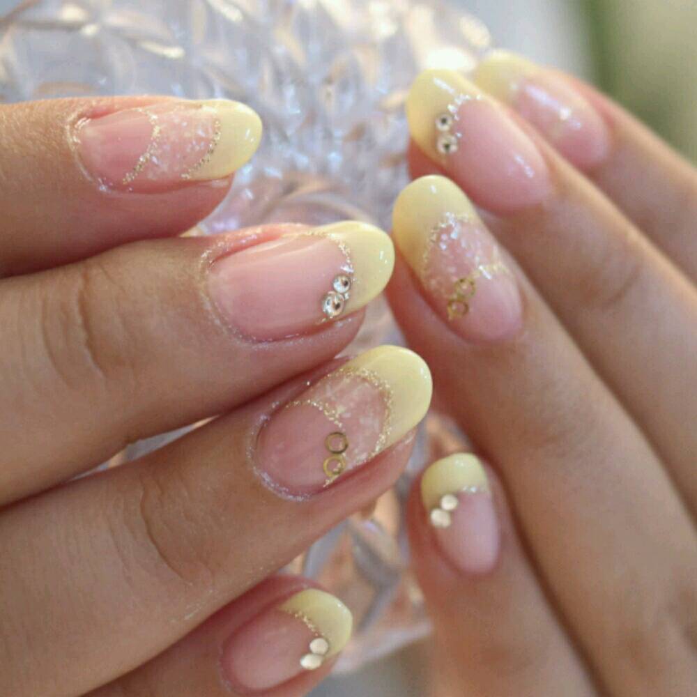 イエロー×シェルダブルフレンチ♪