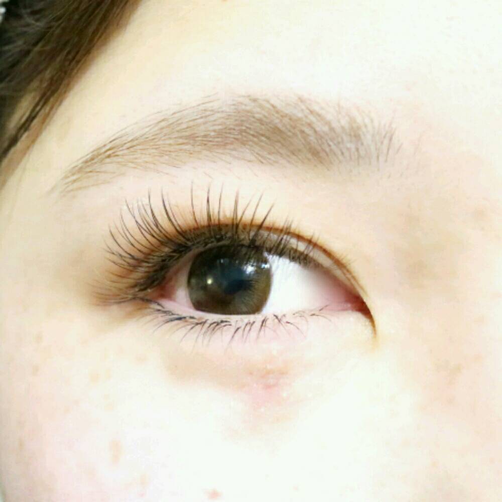 ミックスデザイン×ブラウン♥下まつ毛と一緒に