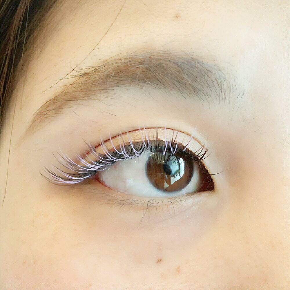 ブラウン×ラベンダー♥カラーエクステがお得です(*^_^*)