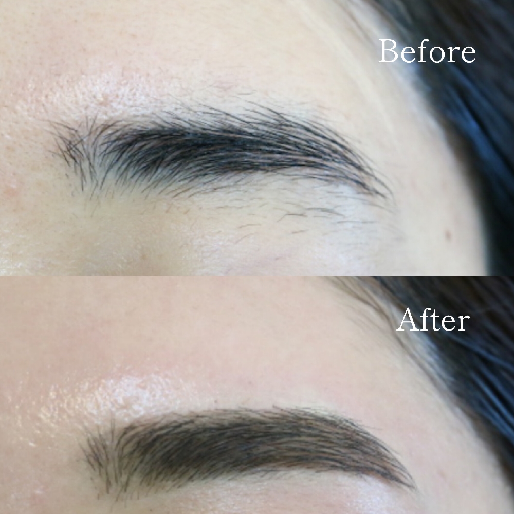 40代女性の顔立ちに自然に馴染む、やりすぎないナチュラルな眉デザイン